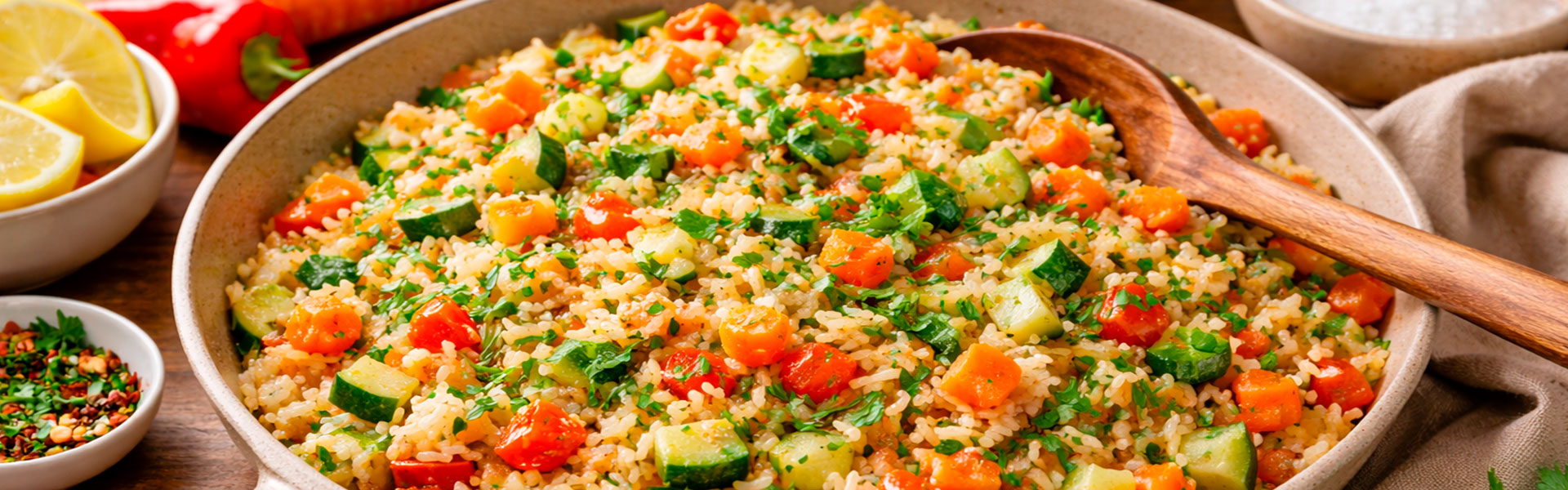arroz carreteiro com legumes