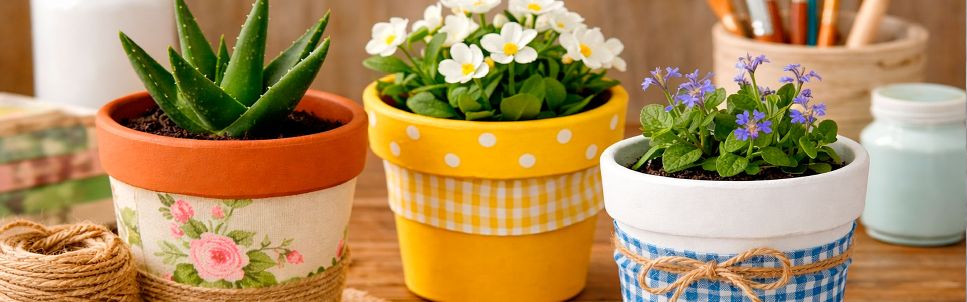 personalizar vasos com tecido